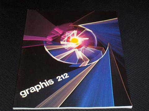1980 #212 GRAPHIS MAGAZINE VERY NICE COVER ART & INSIDE PAGES - E 869