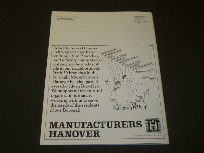 1985 OCTOBER ON THE NEXT TIME BALLET MAGAZINE - SPECIAL DANCE ISSUE - J 5136