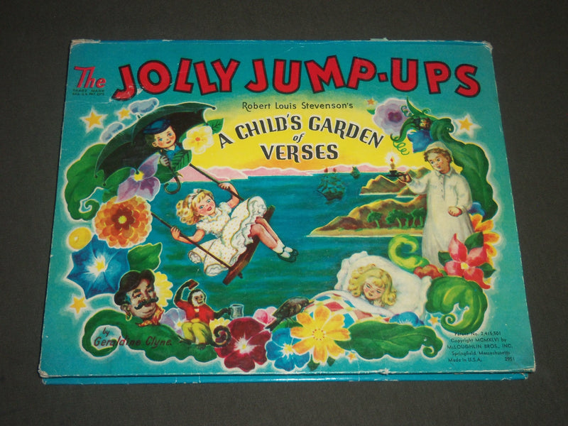 1946 THE JOLLY JUMP-UPS A CHILD'S GARDEN OF VERSES BOOK - KD 4350