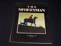 1934 NOVEMBER THE SPORTSMAN MAGAZINE NICE COVER & INSIDE SPORTS - E 4296