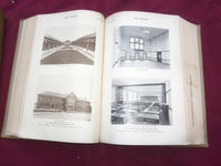 1932 JAN-DEC THE BUILDER U. K. MAGAZINE BOUND VOLUMES - 2 VOLS - FOLD OUTS- C 28