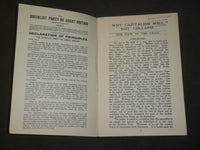 1932 FEBRUARY WHY CAPITALISM WILL NOT COLLAPSE BOOK - S.P.G.B NO. 10 - J 3622