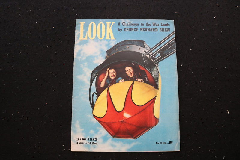 1941 JULY 29 LOOK MAGAZINE - ANN RUSH & JUDY O'BRIEN COVER - E 10776