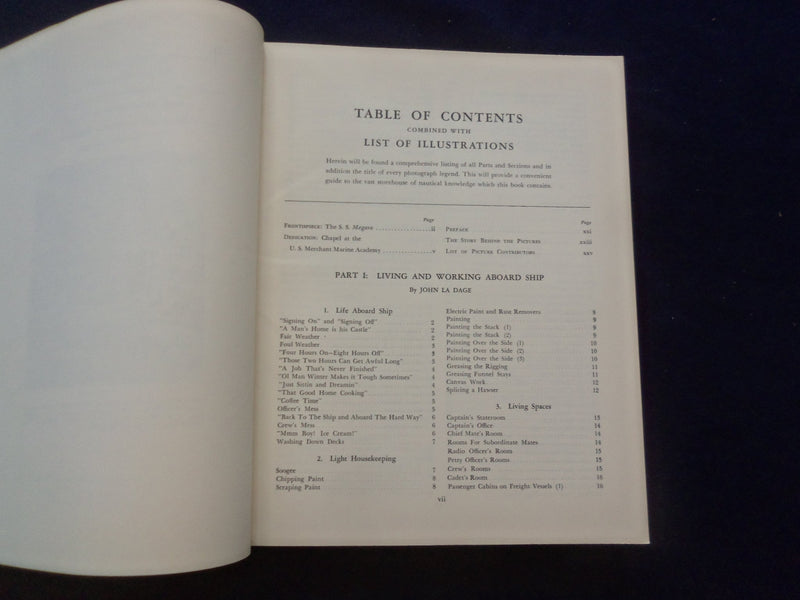 1968 MERCHANT SHIPS, A PICTORIAL STUDY HARDCOVER BOOK BY JOHN LADAGE - KD 8332