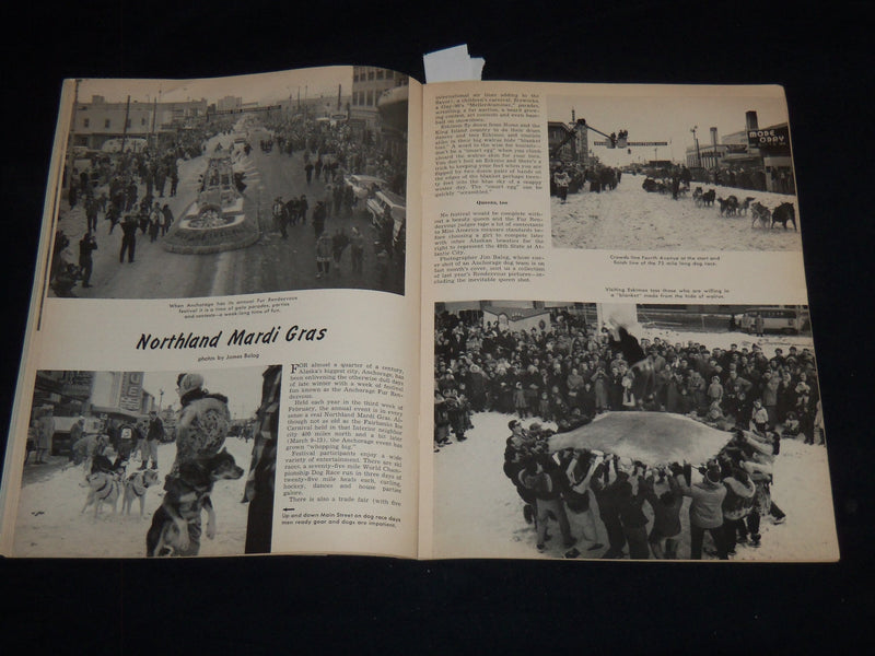 1960 FEBRUARY ALASKA SPORTSMAN MAGAZINE - LIFE OF LAST FRONTIER - J 8904