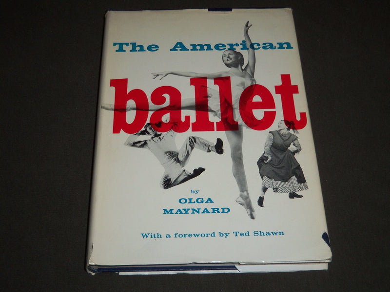1959 THE AMERICAN BALLET BOOK BY OLGA MAYNARD - NICE PHOTOS - KD 3775