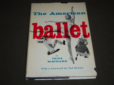 1959 THE AMERICAN BALLET BOOK BY OLGA MAYNARD - NICE PHOTOS - KD 3775