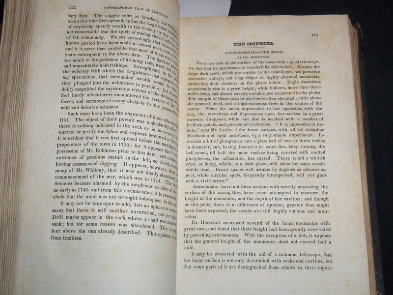 1825-1826 THE WORCESTER MAGAZINE & HISTORICAL JOURNAL VOLUME 1 - KD 5523D