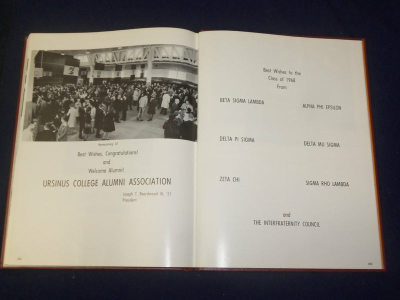 1968 RUBY URSINUS COLLEGE YEARBOOK - COLLEGEVILLE, PA - YB 1856