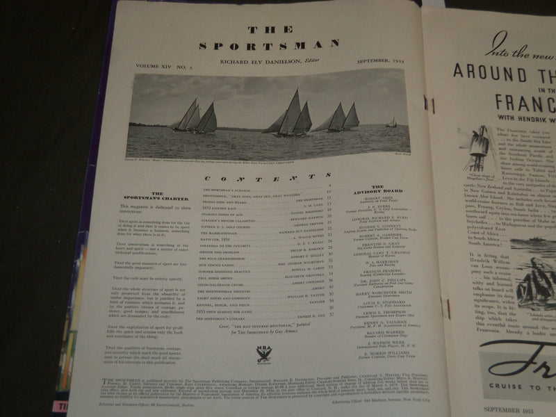 1933 SEPEMBER SPORTSMAN MAGAZINE - GREAT ADS & PHOTOS - B 6584
