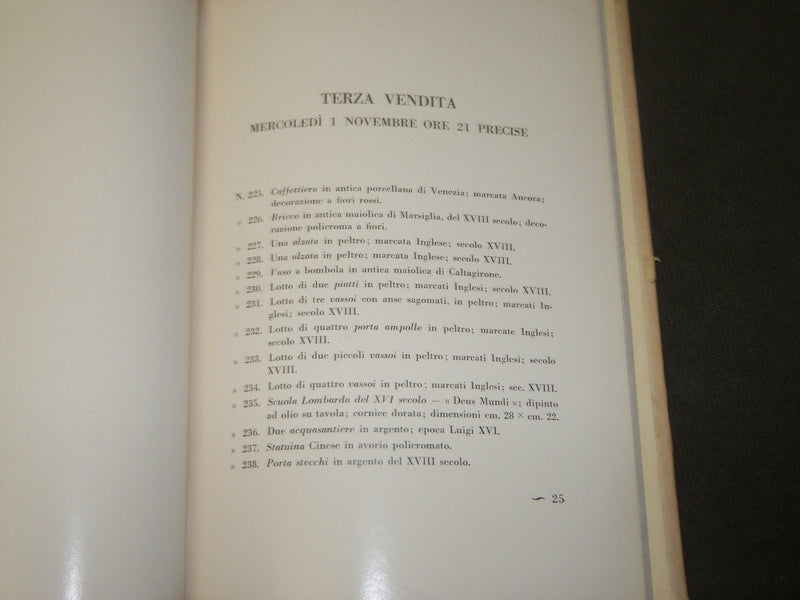 1933 LE COLLEZIONI D'ARTE DELL'ING CARLO MAGGI BOOK - J 3589