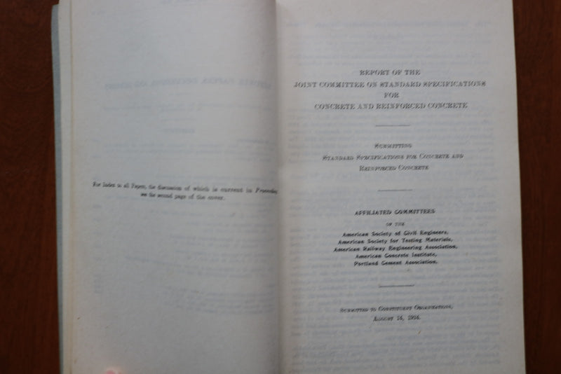 1924 OCTOBER AMERICAN SOCIETY OF CIVIL ENGINEERS PROCEEDINGS- SOFTCOVER - K 3244