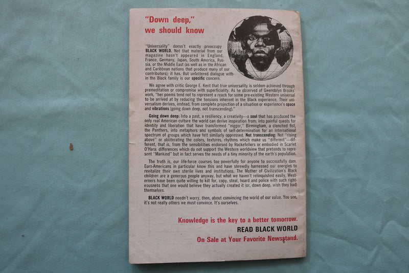 1976 MARCH BLACK WORLD MAGAZINE - REPORT FROM THE SOUTH PACIFIC - K 3375