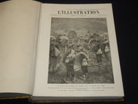 1916 L'ILLUSTRATION FRENCH MAGAZINE BOUND VOLUME SET OF 2 - FULL YEAR - LA GUERR