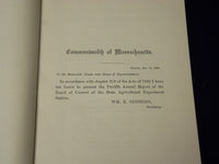 1894 STATE AGRICULTURAL EXPERIMENT STATION REPORT - AMHERST, MASS - KD 5589