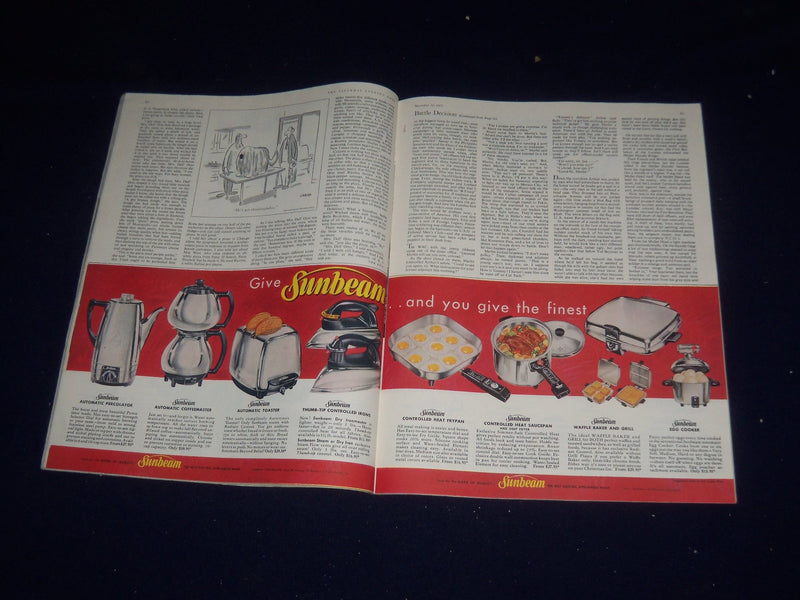 1957 NOVEMBER 30 THE SATURDAY EVENING POST MAGAZINE - ILLUSTRATED COVER- SP 5678