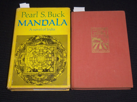 1957-1970 PEARL S. BUCK NOVELS LOT OF 2 - LETTER FROM PEKING- MANDALA - KD 3905G
