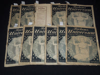 1912-1913 RECLAMS UNIVERSUM GERMAN MAGAZINE LOT OF 12 - O 2596U