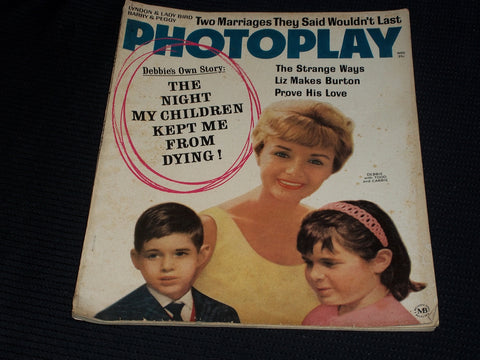 1964 NOVEMBER PHOTOPLAY MAGAZINE - DEBBIE TODD & CARRIE REYNOLDS COVER - E 1924