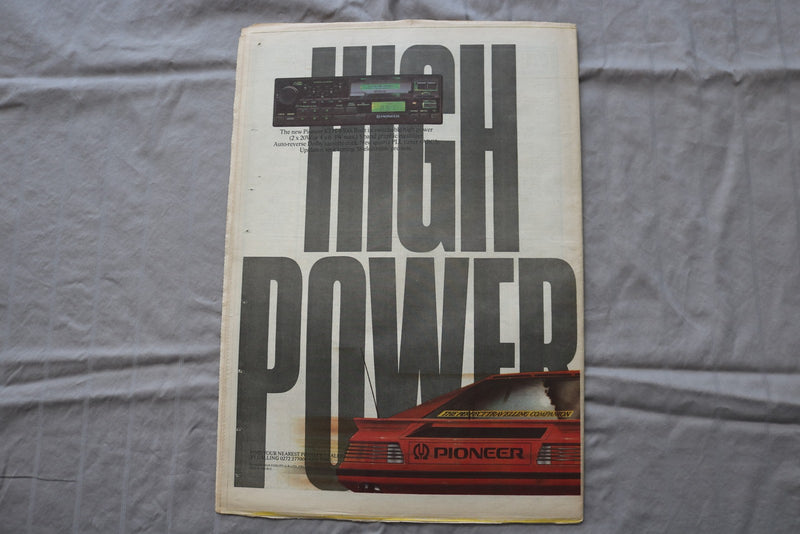 1984 MARCH 31 NEW MUSICAL EXPRESS NEWSPAPER - HUGH MASEKELA COVER - NP 9274