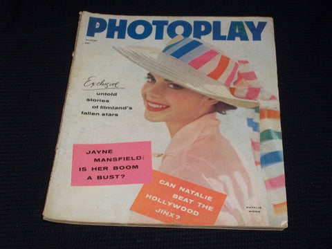 1957 AUGUST PHOTOPLAY MAGAZINE - NATALIE WOOD FRONT COVER - E 1884
