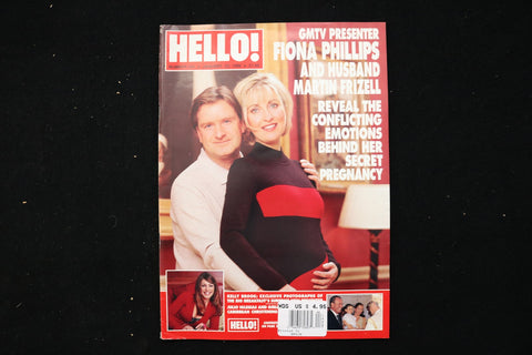 1999 JAN 23 HELLO! MAGAZINE - FIONA PHILLIPS & MARTIN FRIZELL COVER - E 25768