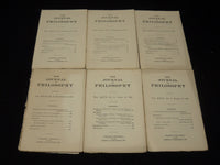 1930 THE JOURNAL OF PHILOSOPHY MAGAZINE LOT OF 23 ISSUES - WR 632A