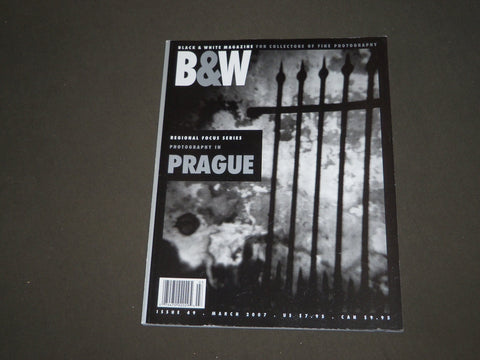 2007 MARCH B&W MAGAZINE - PHOTOGRAPHY IN PRAGUE - SP 9997