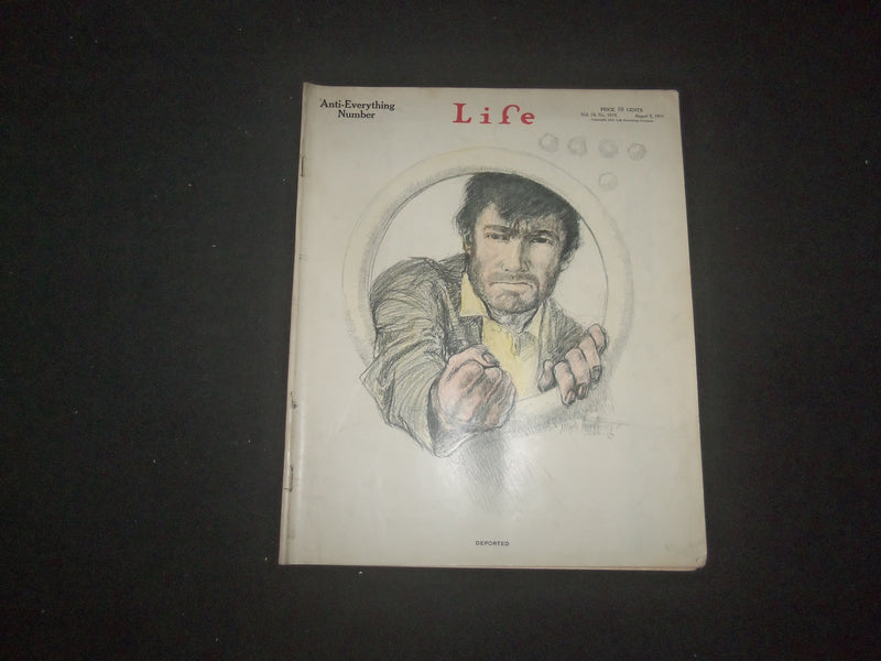 1919 AUGUST 7 LIFE MAGAZINE - ANTI-EVERYTHING NUMBER - DEPORTED - L 769M