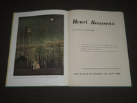 1942 HENRI ROUSSEAU BY DANIEL CATTON RICH HARDCOVER BOOK - KD 4377