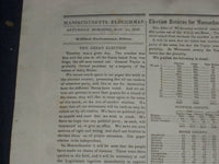 1848 NOVEMBER 11 MASSACHUSETTS PLOUGHMAN - TAYLOR ELECTED- THANKSGIVING- NP 5156