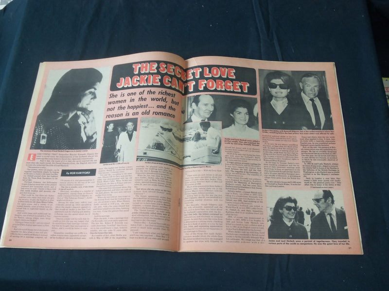 1974 JUNE THE NATIONAL POLICE GAZETTE MAGAZINE - ELVIS- JACKIE KENNEDY - B 5796