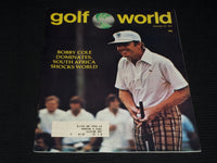 1974 NOVEMBER 29 GOLF WORLD MAGAZINE - BOBBY COLE FRONT COVER - E 6198