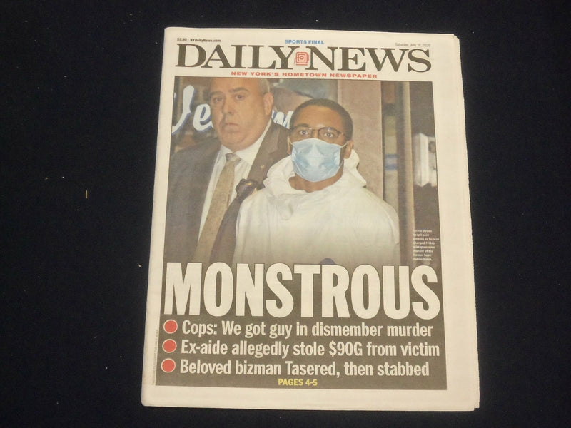 2020 JUL 18 NEW YORK DAILY NEWS NEWSPAPER-TYRESE DEVON HASPIL KILLED FAHIM SALEH