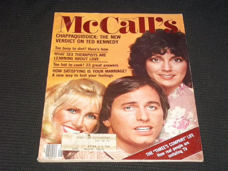 1979 AUGUST MCCALL'S MAGAZINE - THREE'S COMPANY FRONT COVER - E 735