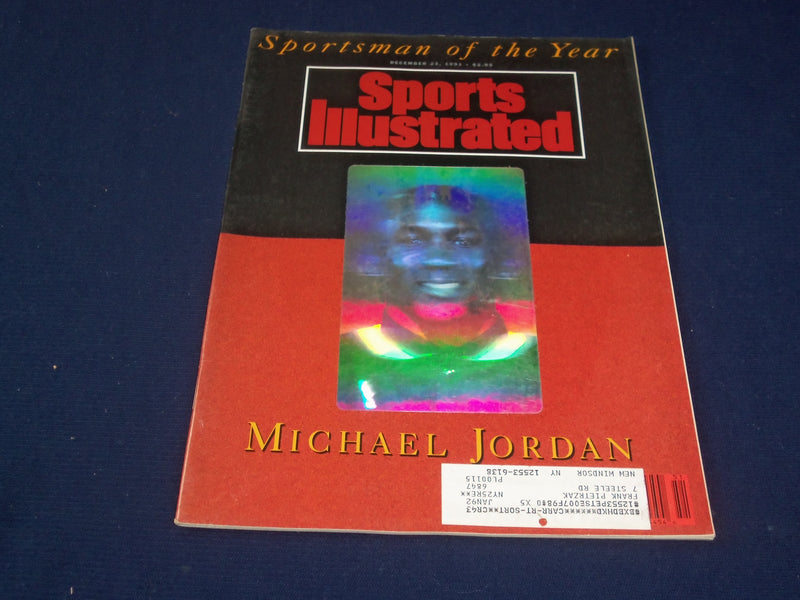 1991 DECEMBER 23 SPORTS ILLUSTRATED MAGAZINE- MICHAEL JORDAN: SPORTSMAN -SP 9109