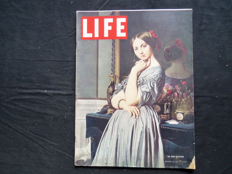 1937 DECEMBER 27 LIFE MAGAZINE - THE FRICK COLLECTION - L 58