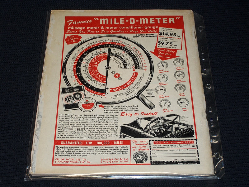 1952 APRIL SPEED AGE MAGAZINE - NICE RACING FRONT COVER - E 2009