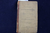 1833 THE MALTE-BRUN SCHOOL GEOGRAPHY HARDCOVER BOOK - KD 9442