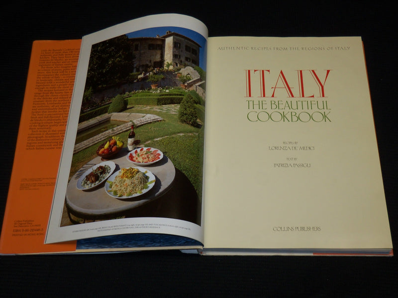 1991 ITALY THE BEAUTIFUL COOKBOOK - HARDCOVER - GREAT PHOTOS - R 719I