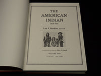 1970 THE AMERICAN INDIAN 2 VOLUME BOXED SET LEE HARKINS- VOLUME 1 & 2 - KD 3970B