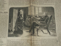 1881-1882 THE NEW YORK LEDGER NEWSPAPER - LOT OF 3 - NP 5081