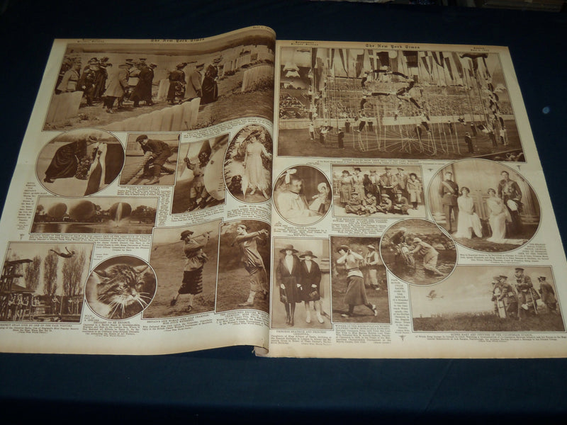 1922 JUNE 4 NEW YORK TIMES PICTURE SECTION NO. 4 & 5 - ROBERT LINCOLN - NT 8865
