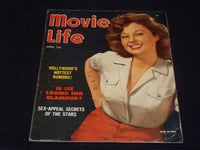 1953 APRIL MOVIE LIFE MAGAZINE - SUSAN HAYWARD FRONT COVER - E 3007