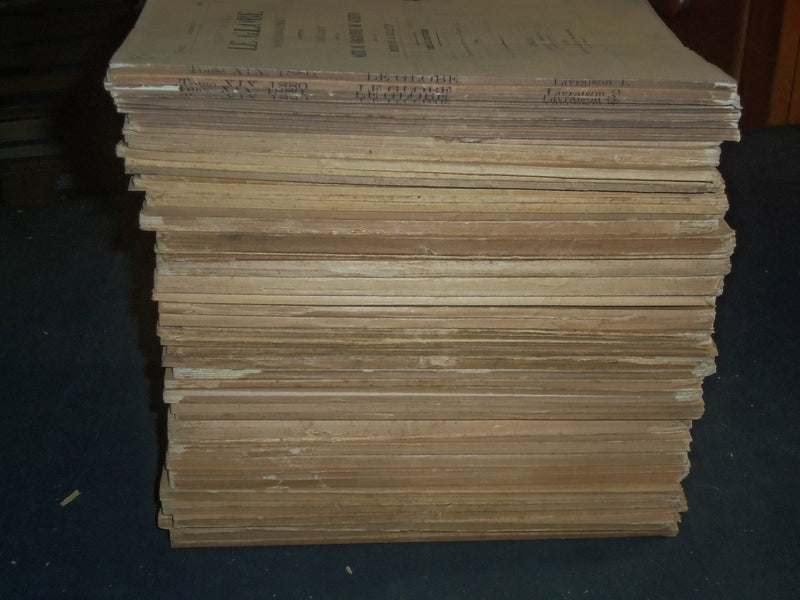 1880-1899 LE GLOBE JOURNAL GEOGRAPHIQUE-BULLETIN & MEMOIRES LOT OF 50 - WR 688B