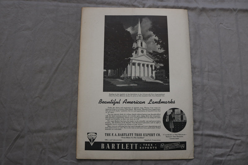 1945 APRIL 1 HORTICULTURE ILLUSTRATED MAGAZINE - NICE SCENERY COVER - ST 1013B