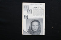 1951 MARCH THE CAMERA MAGAZINE - WOMAN IN PINK POND HAT COVER - K 357