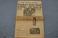 1963 NOV 23 THE JOURNAL-GAZETTE NEWSPAPER - PRESIDENT'S KILLER SEIZED - NP 8546
