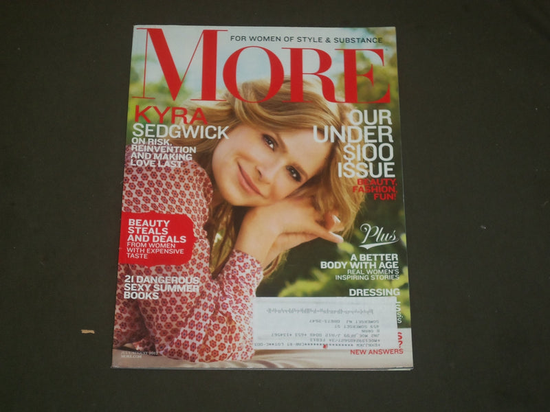 2012 JULY/AUGUST MORE MAGAZINE - KYRA SEDGWICK COVER - B 2328