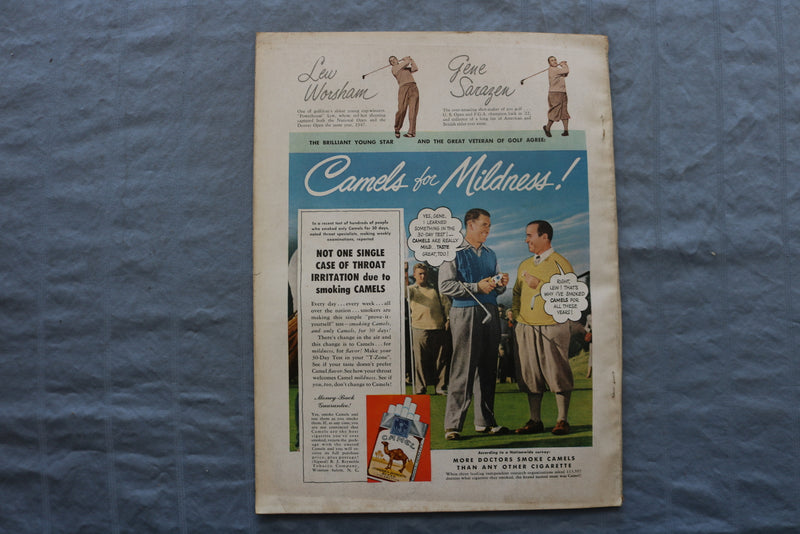 1949 AUGUST TRUE MAGAZINE - POOR MAN'S MONTE CARLO COVER - SP 4922A